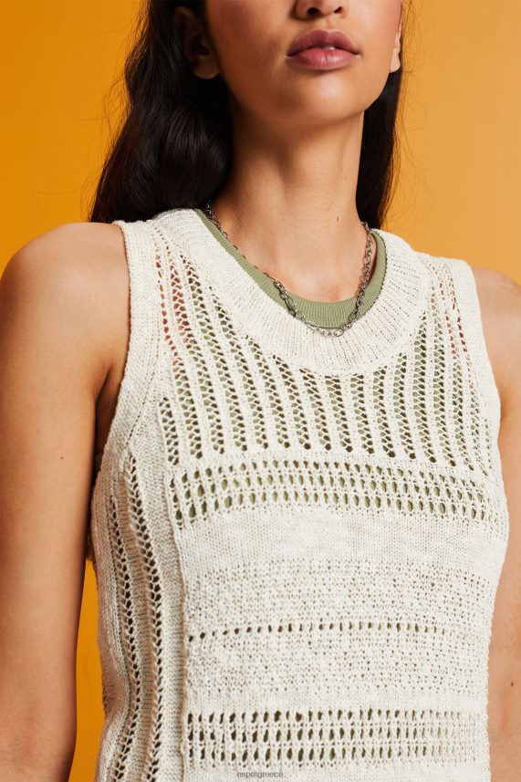 γυναίκες Esprit πάγος αμάνικο μπλουζάκι, μείγμα βαμβακιού πουλόβερ 0J044P107