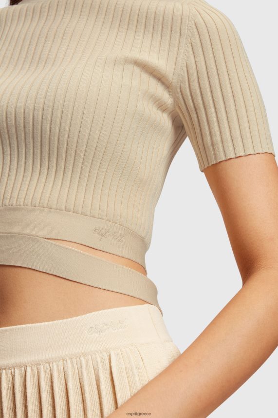 γυναίκες Esprit άμμος πλισέ τοπ πουλόβερ 0J044P376