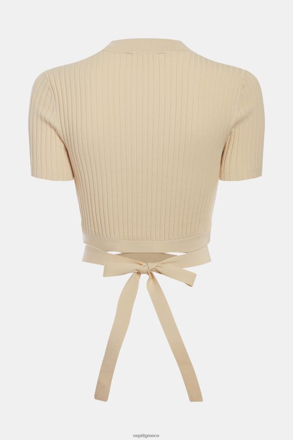 γυναίκες Esprit άμμος πλισέ τοπ πουλόβερ 0J044P376