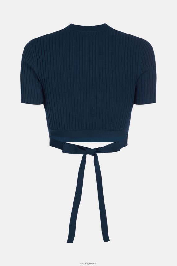 γυναίκες Esprit ΠΟΛΕΜΙΚΟ ΝΑΥΤΙΚΟ πλισέ τοπ πουλόβερ 0J044P378