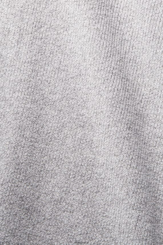 γυναίκες Esprit μέτριο γκρι πλεκτό μανίκι ρόπαλο πουλόβερ 0J044P544