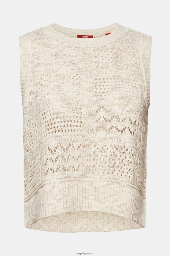 γυναίκες Esprit άμμος αμάνικο άλμα πουλόβερ 0J044P7