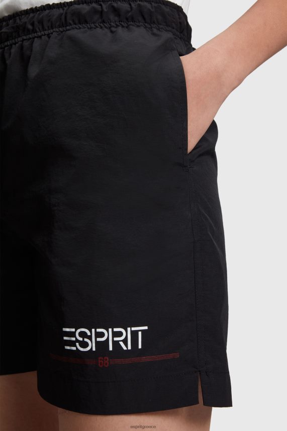 γυναίκες ESPRIT x Rest & Recreation μαύρος αντιανεμικό σορτς κάψουλα σορτς 0J044P474
