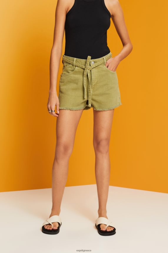 γυναίκες Esprit άσπρο τζιν σορτς με ψηλό δέσιμο στη μέση σορτς 0J044P57