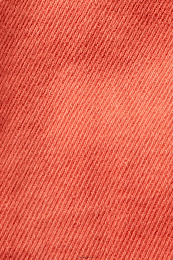 γυναίκες Esprit κοραλλί πορτοκάλι τζιν σορτς με ψηλό δέσιμο στη μέση σορτς 0J044P58