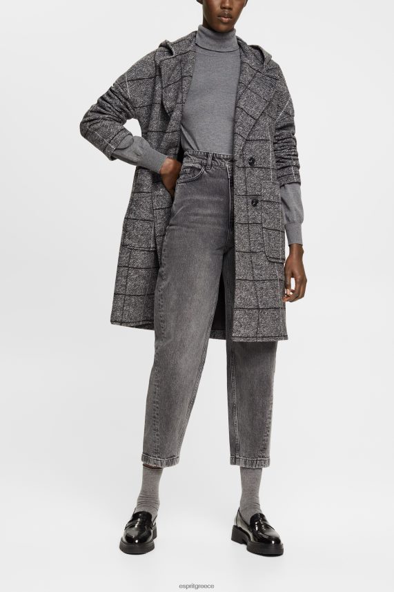 γυναίκες Esprit μαύρο μέτριο πλύσιμο τζιν μπανάνα με ασύμμετρη ζώνη τζην 0J044P339