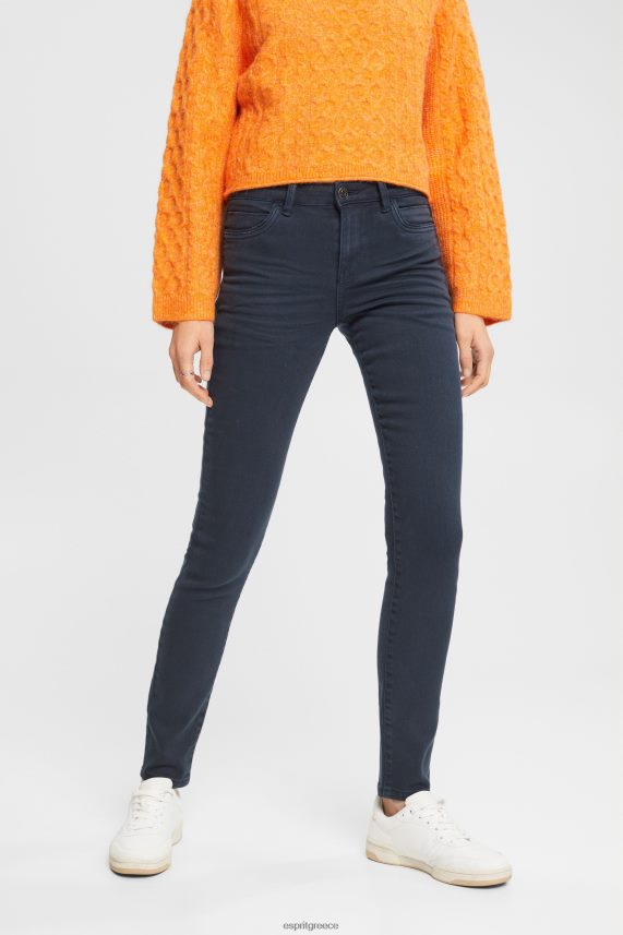 γυναίκες Esprit μπλε βενζίνης ψηλόμεσο slim fit stretch τζιν τζην 0J044P565