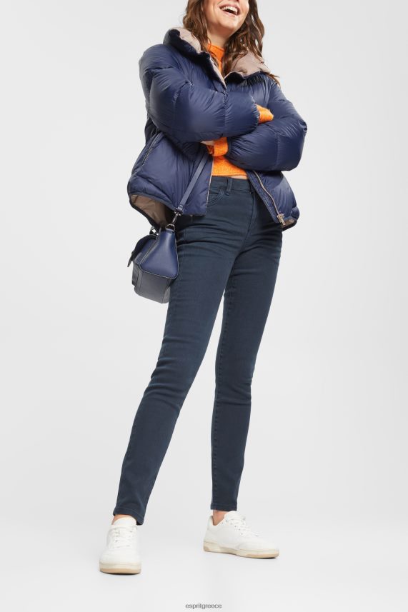 γυναίκες Esprit μπλε βενζίνης ψηλόμεσο slim fit stretch τζιν τζην 0J044P565