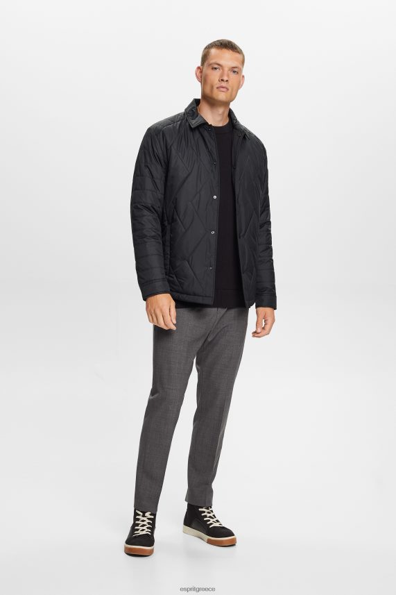 άνδρες Esprit μαύρος βαμβακερή φούτερ με λαιμόκοψη φούτερ & φούτερ 0J044P578