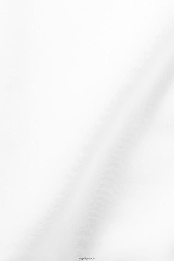 άνδρες Esprit άσπρο φούτερ με τύπωμα λογότυπου στην πλάτη φούτερ & φούτερ 0J044P644