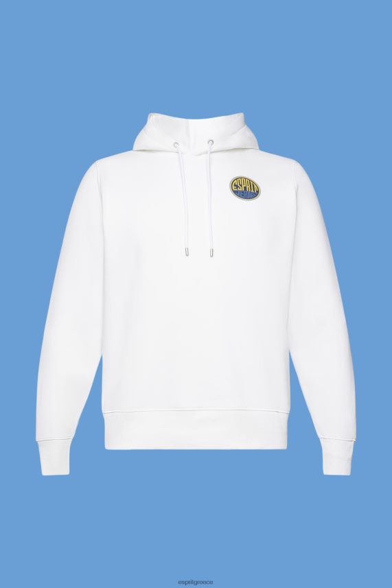 άνδρες Esprit άσπρο φούτερ με τύπωμα λογότυπου φούτερ & φούτερ 0J044P648