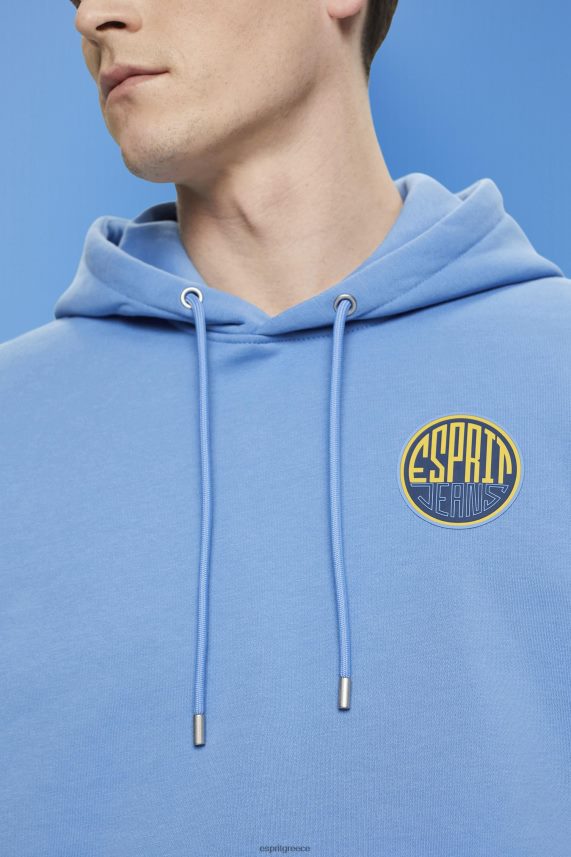 άνδρες Esprit γαλάζιο λεβάντα φούτερ με τύπωμα λογότυπου φούτερ & φούτερ 0J044P651
