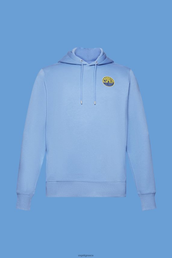 άνδρες Esprit γαλάζιο λεβάντα φούτερ με τύπωμα λογότυπου φούτερ & φούτερ 0J044P651