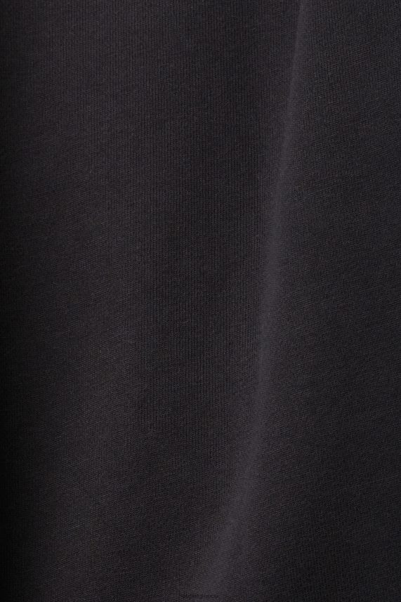 άνδρες Esprit μαύρος φούτερ με λογότυπο φούτερ & φούτερ 0J044P653