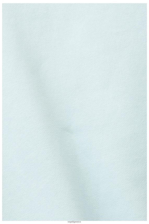 άνδρες Esprit ανοιχτό υδάτινο πράσινο ανακυκλωμένο: φούτερ σε απλό χρώμα φούτερ & φούτερ 0J044P749