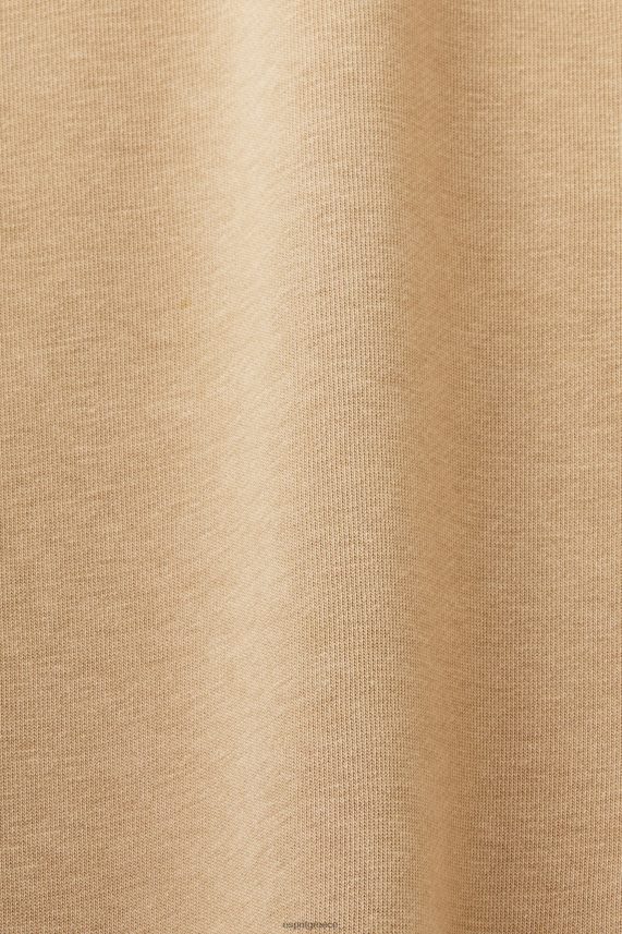 άνδρες Esprit χακί μπεζ φούτερ με λογότυπο φούτερ & φούτερ 0J044P773