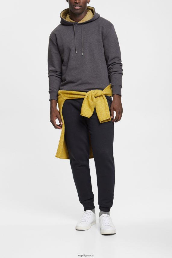 άνδρες Esprit σκούρο γκρι φούτερ με κουκούλα φούτερ & φούτερ 0J044P887