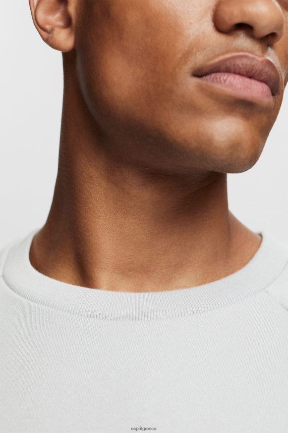 άνδρες Esprit ανοιχτό γκρι φούτερ με τσέπη με φερμουάρ φούτερ & φούτερ 0J044P933