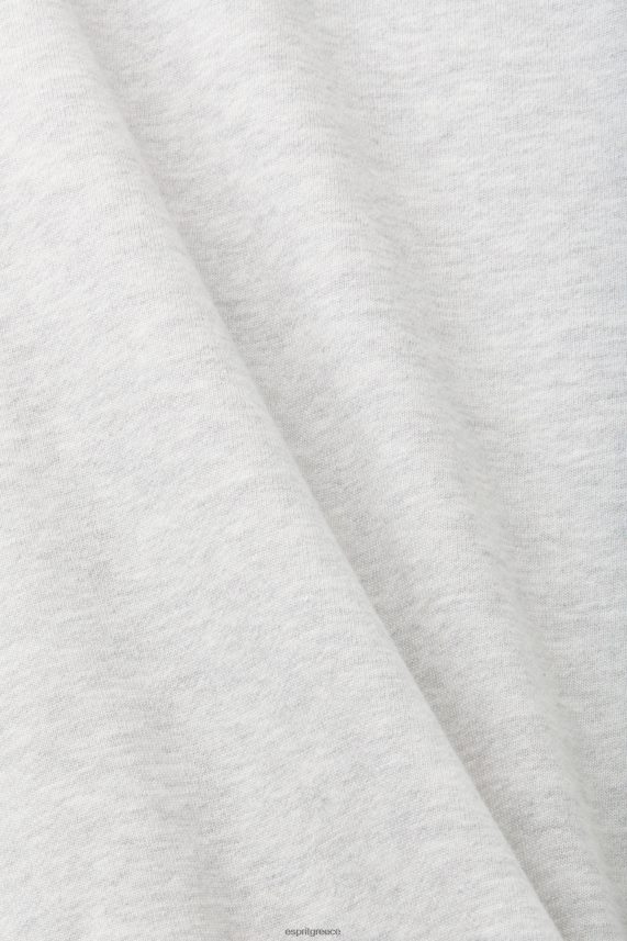 άνδρες Esprit ανοιχτό γκρι φούτερ patch πανεπιστημίου φούτερ & φούτερ 0J044P808