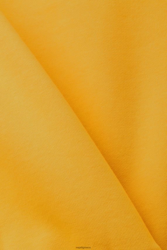 άνδρες Esprit κίτρινος φούτερ patch πανεπιστημίου φούτερ & φούτερ 0J044P810