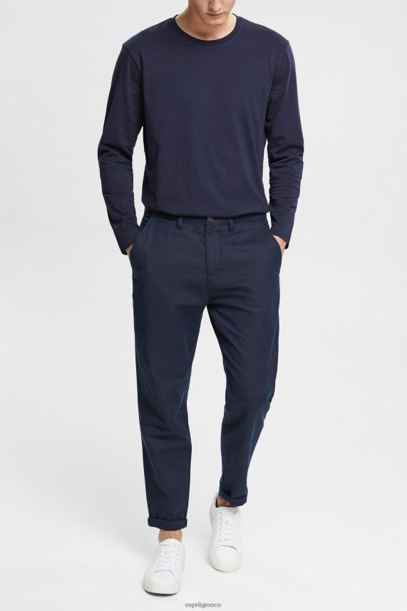 άνδρες Esprit ΠΟΛΕΜΙΚΟ ΝΑΥΤΙΚΟ μπλουζάκι με μακριά μανίκια μακρύ μανίκι 0J044P948