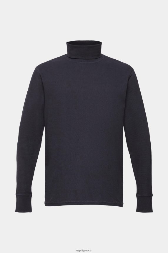 άνδρες Esprit ΠΟΛΕΜΙΚΟ ΝΑΥΤΙΚΟ μακρυμάνικο πικέ τοπ από βάφλα, 100% βαμβάκι μακρύ μανίκι 0J044P695