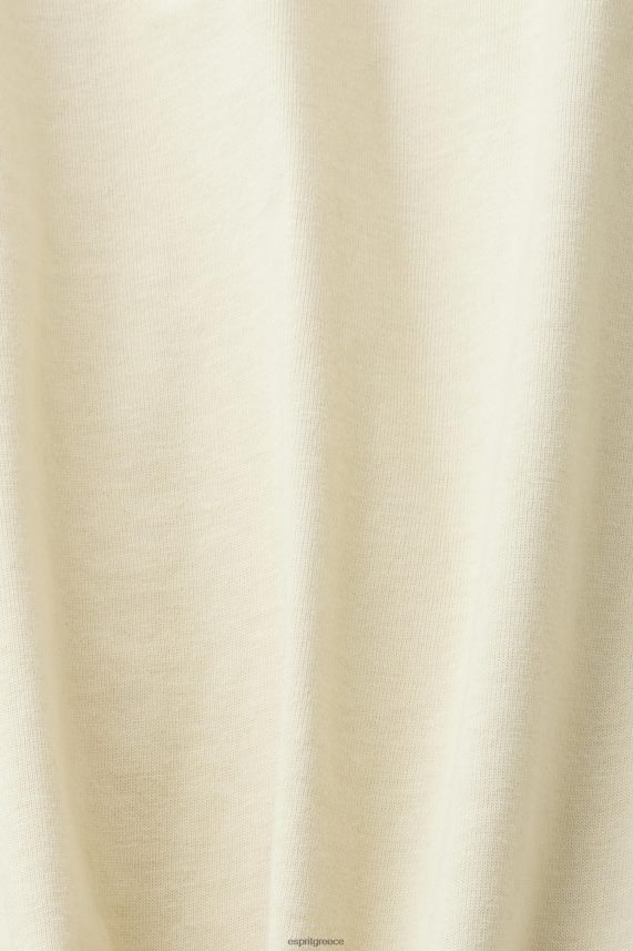 άνδρες Esprit μπεζ Βαμβακερό μπλουζάκι με ρετρό λογότυπο μπλουζάκια 0J044P630