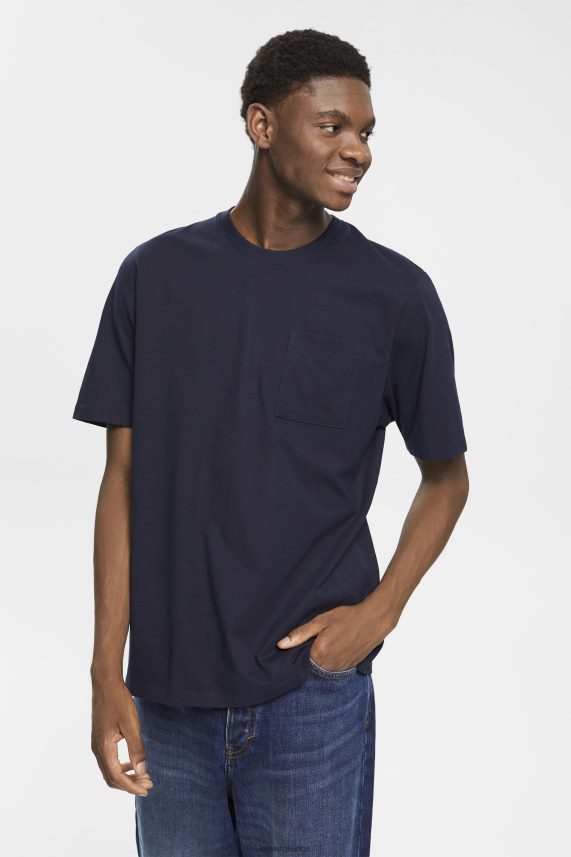 άνδρες Esprit ΠΟΛΕΜΙΚΟ ΝΑΥΤΙΚΟ μπλουζάκι με φανέλα μπλουζάκια 0J044P681