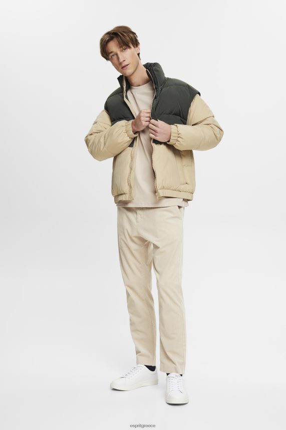 άνδρες Esprit ελαφρύ γκρι βαμβακερό μπλουζάκι με λαιμόκοψη μπλουζάκια 0J044P722