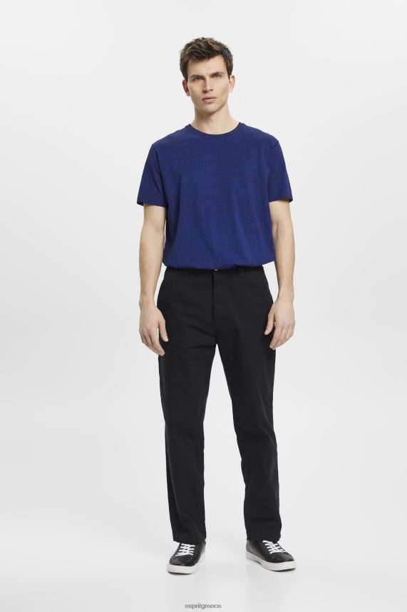 άνδρες Esprit μελάνι μπλουζάκι με πλυμένο αποτέλεσμα μπλουζάκια 0J044P754