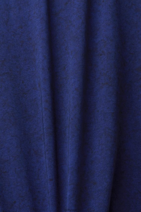 άνδρες Esprit μελάνι μπλουζάκι με πλυμένο αποτέλεσμα μπλουζάκια 0J044P754