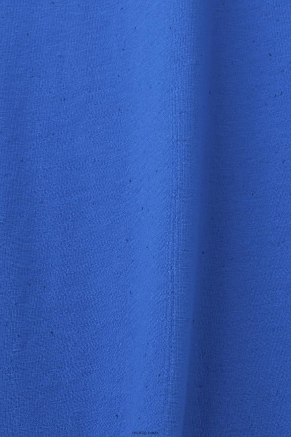 άνδρες Esprit μπλε μπλουζάκι από φανέλα μπλουζάκια 0J044P781