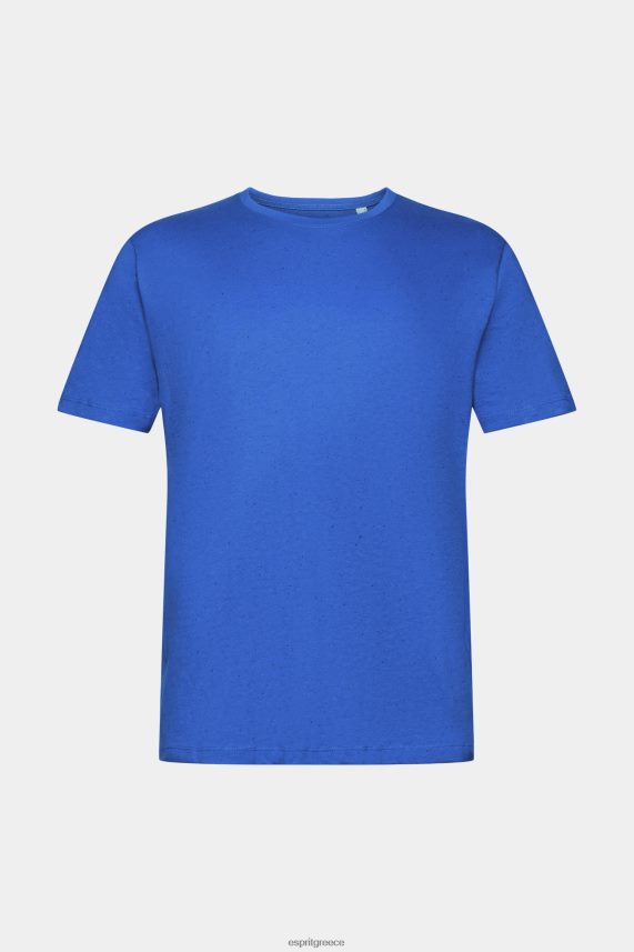 άνδρες Esprit μπλε μπλουζάκι από φανέλα μπλουζάκια 0J044P781