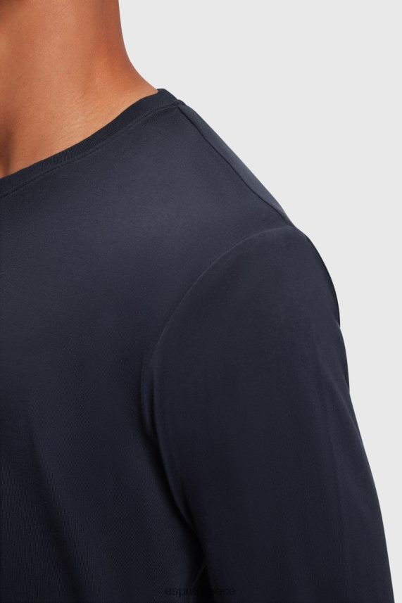 άνδρες Esprit μαύρος κανονικό μασίφ μπλουζάκι μπλουζάκια 0J044P858