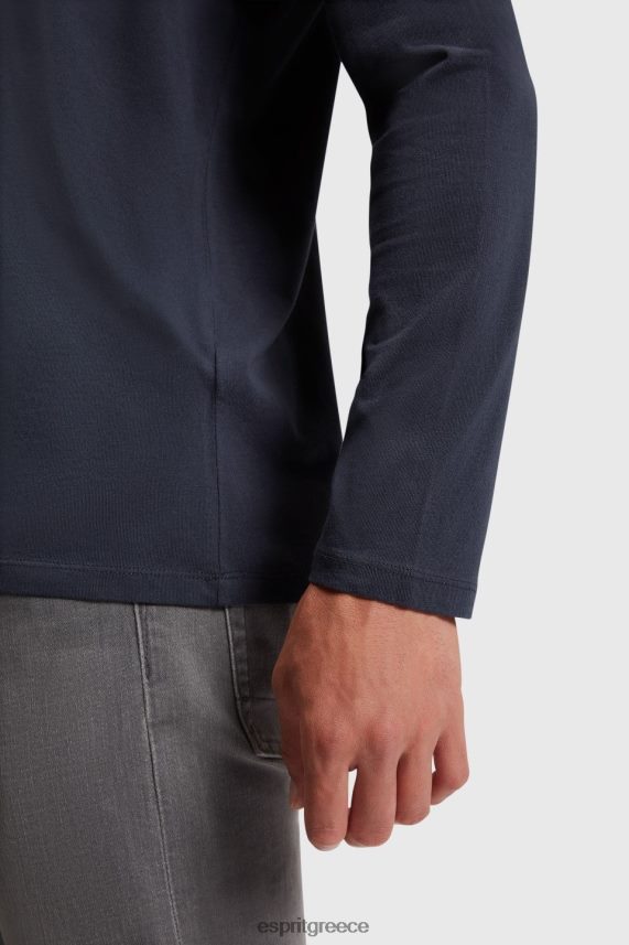 άνδρες Esprit μαύρος κανονικό μασίφ μπλουζάκι μπλουζάκια 0J044P858