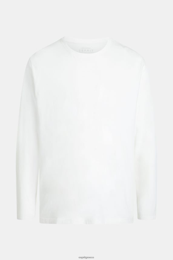 άνδρες Esprit άσπρο κανονικό μασίφ μπλουζάκι μπλουζάκια 0J044P859