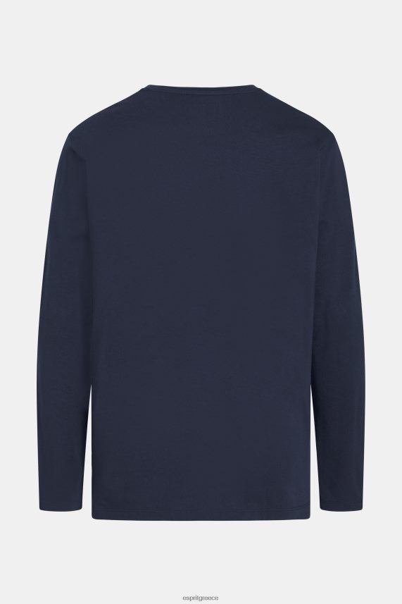 άνδρες Esprit ΠΟΛΕΜΙΚΟ ΝΑΥΤΙΚΟ κανονικό μασίφ μπλουζάκι μπλουζάκια 0J044P860