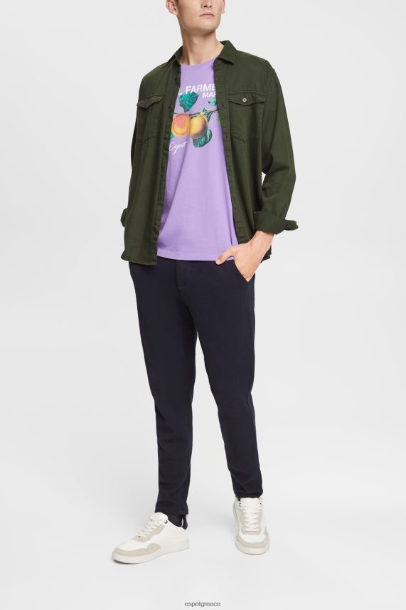 άνδρες Esprit πασχαλιά στάμπα μπλουζάκι μπλουζάκια 0J044P889