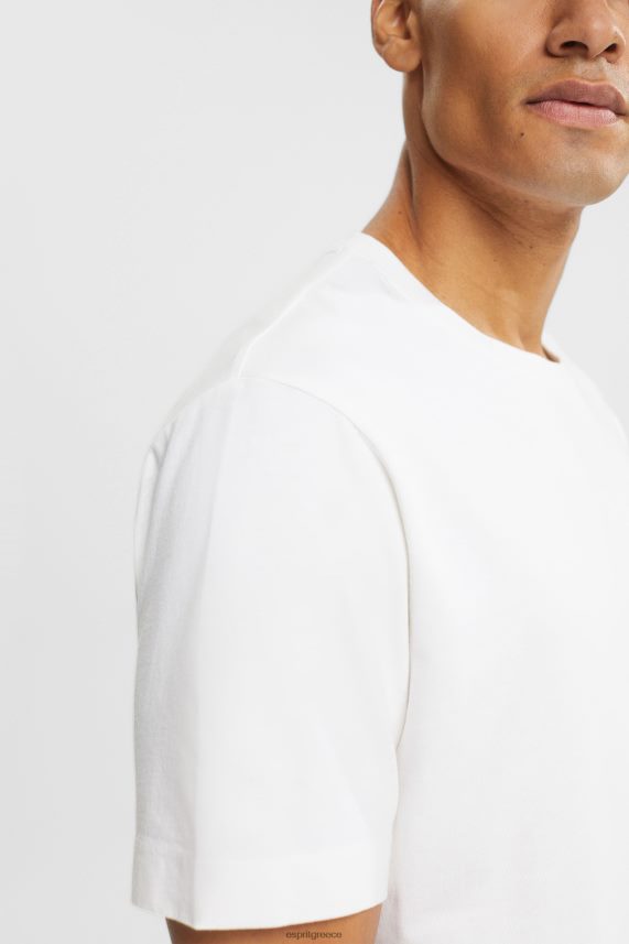 άνδρες Esprit άσπρο απλό μπλουζάκι μπλουζάκια 0J044P929