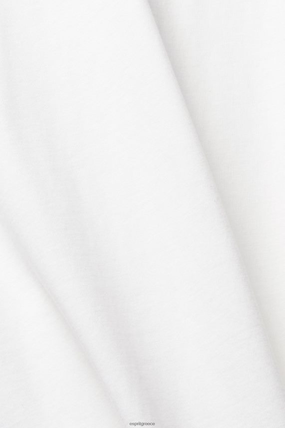 άνδρες Esprit άσπρο απλό μπλουζάκι μπλουζάκια 0J044P929