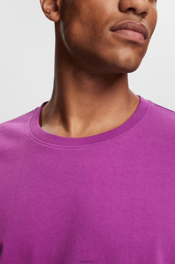 άνδρες Esprit βιολέτα απλό μπλουζάκι μπλουζάκια 0J044P932