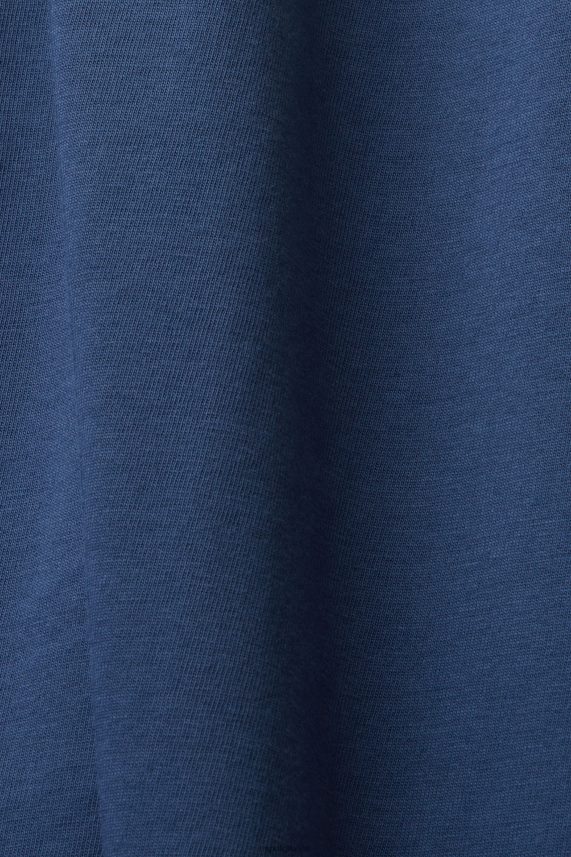 άνδρες Esprit γκρι μπλε μπλουζάκι ζέρσεϊ με στάμπα, 100% βαμβάκι μπλουζάκια 0J044P585