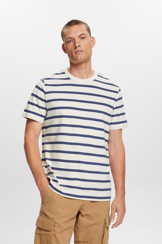 άνδρες Esprit πάγος ριγέ μπλουζάκι ζέρσεϊ, 100% βαμβάκι μπλουζάκια 0J044P591