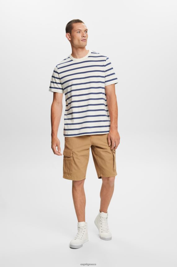 άνδρες Esprit πάγος ριγέ μπλουζάκι ζέρσεϊ, 100% βαμβάκι μπλουζάκια 0J044P591