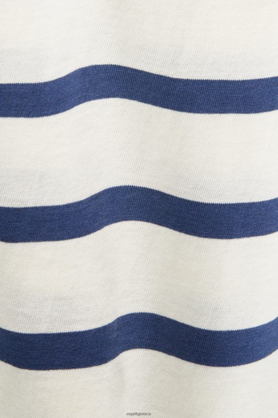 άνδρες Esprit πάγος ριγέ μπλουζάκι ζέρσεϊ, 100% βαμβάκι μπλουζάκια 0J044P591