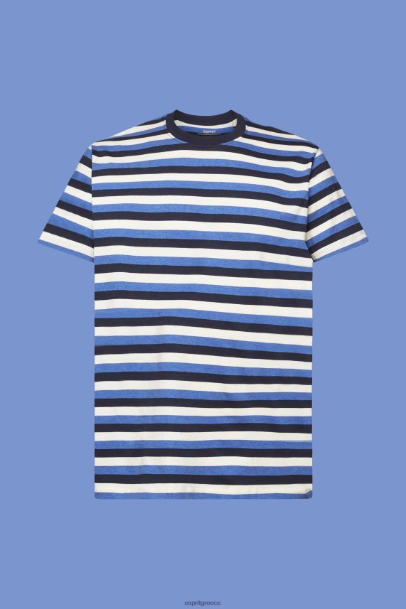 άνδρες Esprit ΠΟΛΕΜΙΚΟ ΝΑΥΤΙΚΟ ριγέ μπλουζάκι ζέρσεϊ, 100% βαμβάκι μπλουζάκια 0J044P736