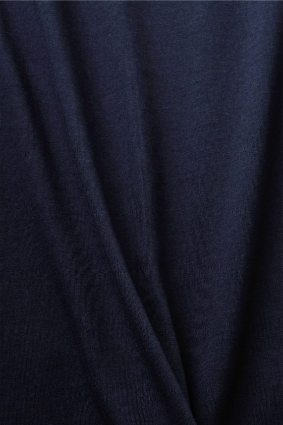 άνδρες Esprit ΠΟΛΕΜΙΚΟ ΝΑΥΤΙΚΟ μπλουζάκι με στάμπα μπροστά, 100% βαμβάκι μπλουζάκια 0J044P740