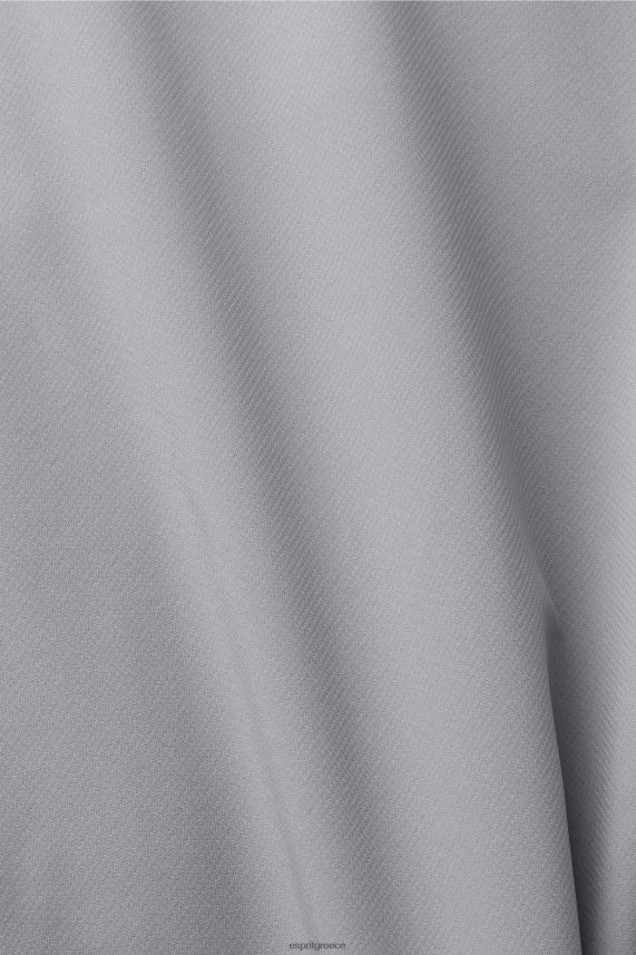 άνδρες Esprit μέτριο γκρι σακάκι από μαλακό κέλυφος ψαροκόκαλο μπουφάν 0J044P729