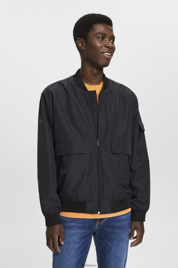 άνδρες Esprit μαύρος μπουφάν σε στυλ bomber μπουφάν 0J044P766