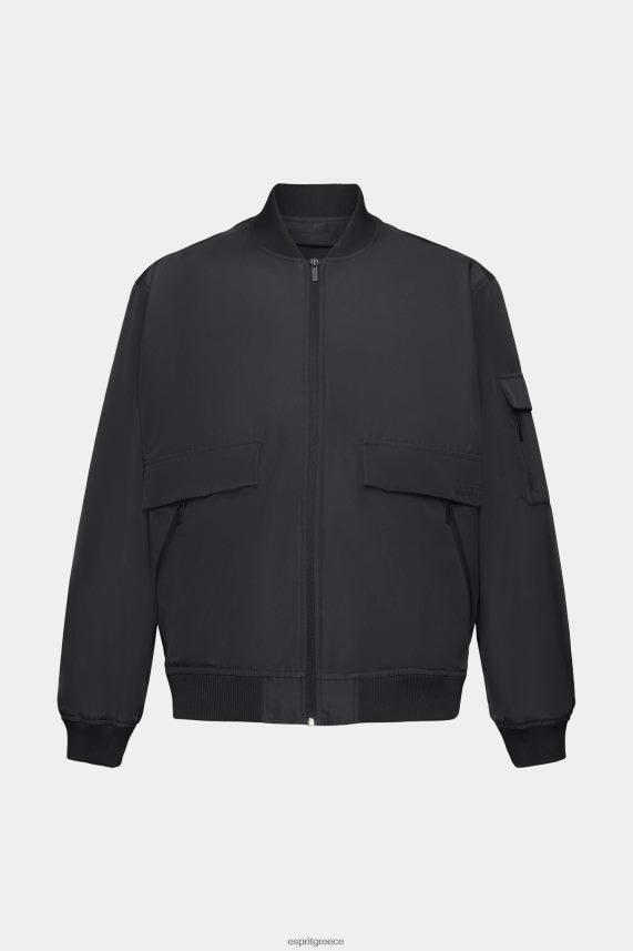 άνδρες Esprit μαύρος μπουφάν σε στυλ bomber μπουφάν 0J044P766